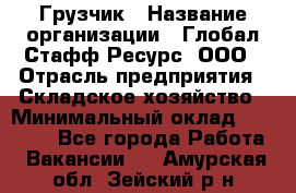 Грузчик › Название организации ­ Глобал Стафф Ресурс, ООО › Отрасль предприятия ­ Складское хозяйство › Минимальный оклад ­ 25 000 - Все города Работа » Вакансии   . Амурская обл.,Зейский р-н